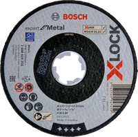 Bosch Accessoires X-LOCK Slijpschijf Expert for Metal 125x2.5x22.23mm, recht - 1 stuk(s) - 2608619255