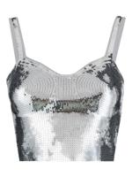 SANDRO Sliven cropped tanktop - Zilver