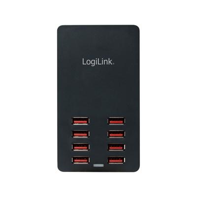 LogiLink PA0140 USB-laadstation 44 W Thuis Uitgangsstroom (max.) 8800 mA Aantal uitgangen: 8 x USB Automatische detectie