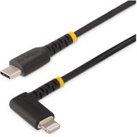 StarTech.com 1m Duurzame USB-C naar Lightning Kabel - USB 2.0 naar Lightning Laadkabel met Rechtse H - thumbnail