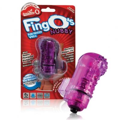 The Screaming O - The FingO Nubby Paars The Screaming O - The FingO Nubby Paars