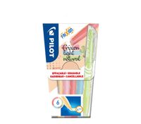 Markeerstift PILOT Frixion Naturel set ÃƒÆ' 6 kleuren