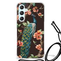 Samsung Galaxy S23 FE Case Anti-shock Pauw met Bloemen