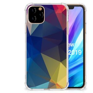 Apple iPhone 11 Pro Shockproof Case Polygon Dark