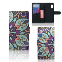 Samsung Xcover Pro Hoesje Purple Flower - thumbnail