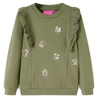 Kindertrui 92 kakikleurig, kinderkleding, trui voor kinderen, sweater voor kinderen, top voor kinderen, kinderen trui, katoenen sweater