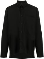 Transit chemise boutonnée à manches longues - Noir - thumbnail