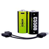 Oplaadbare C batterij (baby) Verico LoopEnergy Li-ion 1.5 V 3700 mAh 2 stuk(s)