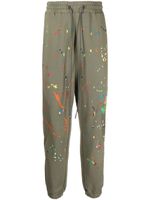 Mostly Heard Rarely Seen pantalon de jogging Warped à effet taches de peinture - Vert