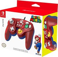 HORI Battle Pad Gamecube Style Controller - Mario Edition for Nintendo Switch