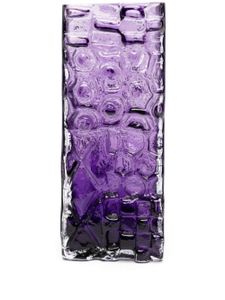 POLSPOTTEN vase Relief en verre (53 cm x 15 cm) - Violet