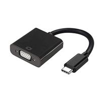 AISENS A109-0347 USB-C op VGA, USB-C-stekker naar HDB15 bus, zwart, 15 cm