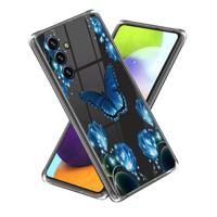 Samsung Galaxy A15 Stijlvolle Ultradunne TPU Hoesje - Vlinder en Bloemen