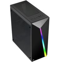 Aerocool Shard tower behuizing 2x USB-A 2.0, USB-A 3.2 (5 Gbit/s), 2x Audio, Window-kit - thumbnail