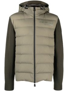 Moncler Grenoble veste matelassée à empiècements - Vert