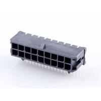 Molex 430451801 Male header, inbouw (standaard) Totaal aantal polen: 18 Rastermaat: 3.00 mm Inhoud: 1 stuk(s) Tray - thumbnail