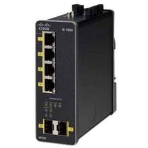 Cisco IE 1000-4P2S-LM, Refurbished Managed Gigabit Ethernet (10/100/1000) Power over Ethernet (PoE) Zwart