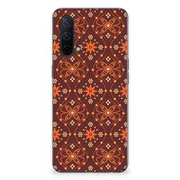 OnePlus Nord CE 5G TPU bumper Batik Brown