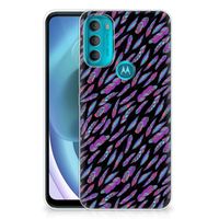 Motorola Moto G71 5G TPU bumper Feathers Color