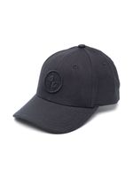 Stone Island Junior casquette à motif Compass - Bleu