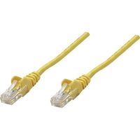 Intellinet 343787 RJ45 Netwerkkabel, patchkabel CAT 6 U/UTP 10.00 m Geel 1 stuk(s) - thumbnail