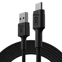 GC PowerStream | 1,2m USB C Kabel Type C Nylon Cable Snellaadkabel | voor Samsung Galaxy S22 S21 S20 Ultra S10 S9 S8+ | Note 20 10 9 8 | A80 A71 A70 A50 A42 A41 | Huawei Honor P40 P30 P20 P10 P9 Lite