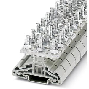 Phoenix Contact 3049547 Verbinder voor hoge stroomsterkten 16 mm Boutaansluiting Grijs 25 stuk(s)