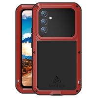 Samsung Galaxy A54 5G Love Mei Powerful Hybride Hoesje - Rood - thumbnail