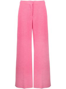 Moschino pantalon à coupe droite - Rose