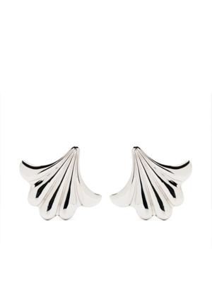 Rabanne Oorclips met geometrisch design - Zilver