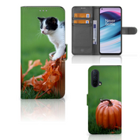 OnePlus Nord CE 5G Telefoonhoesje met Pasjes Kitten - thumbnail