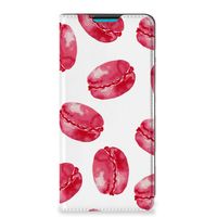 Samsung Galaxy A73 Flip Style Cover Pink Macarons - thumbnail