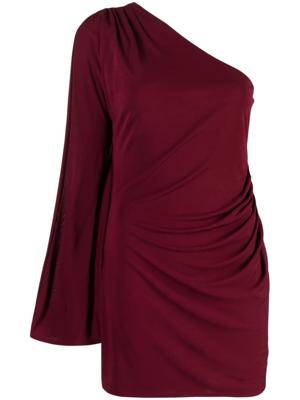 Cult Gaia Asymmetrische mini-jurk - Rood