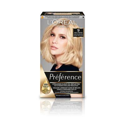 L’Oréal Paris Préférence 9 - Zeer Lichtblond - Haarverf met Color extender L’Oréal Paris Préférence 9 - Zeer Lichtblond - Haarverf met Color extender