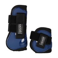 Pagony Pro Velcro Pees- en kogelbeschermerset donkerblauw maat:pony - thumbnail