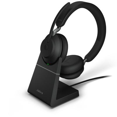 Jabra Evolve2 65, MS Stereo Headset Draadloos Hoofdband Kantoor/callcenter USB Type-A Bluetooth Zwart