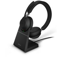 Jabra Evolve2 65, MS Stereo Headset Draadloos Hoofdband Kantoor/callcenter USB Type-A Bluetooth Zwart
