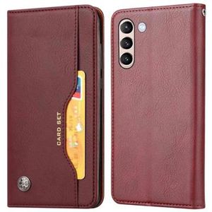 Card Set Series Samsung Galaxy S23 5G Wallet Case - Wijnrood