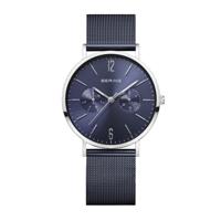 Bering 14236-303 Polished Blue Mesh 36mm Horloge