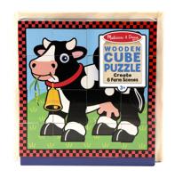 Melissa & Doug blokkenpuzzel Boerderij junior hout 16-delig