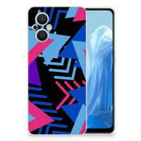 OPPO Reno8 Lite TPU Hoesje Funky Triangle