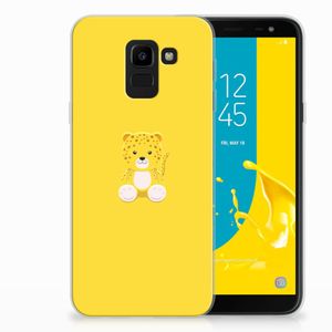 Samsung Galaxy J6 2018 Telefoonhoesje met Naam Baby Leopard