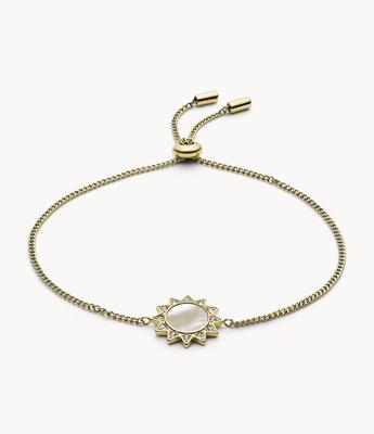 Fossil armband Vintage Motifs F03424710 goudkleur