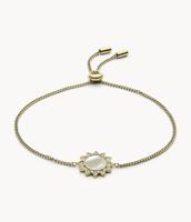 Fossil armband Vintage Motifs F03424710 goudkleur