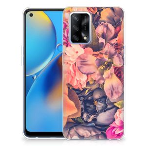 OPPO A74 4G TPU Case Bosje Bloemen