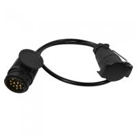 ProPlus verloopkabel 13/7 polig 12 Volt 80 cm zwart