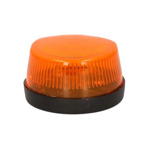 LED zwaailamp/zwaailicht met sirene - oranje waarschuwingslicht - 7 cm