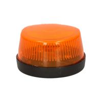 LED zwaailamp/zwaailicht met sirene - oranje waarschuwingslicht - 7 cm