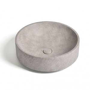 Waskom Ideavit Idea.Deco 45.5x45.5x14.5 cm Rond Beton Grijs/Bruin