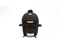 Compact kamado barbecue zwart 16 inch